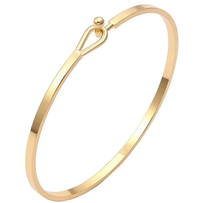 Pulsera Fina Minimalista Dorada - Belleza Unica